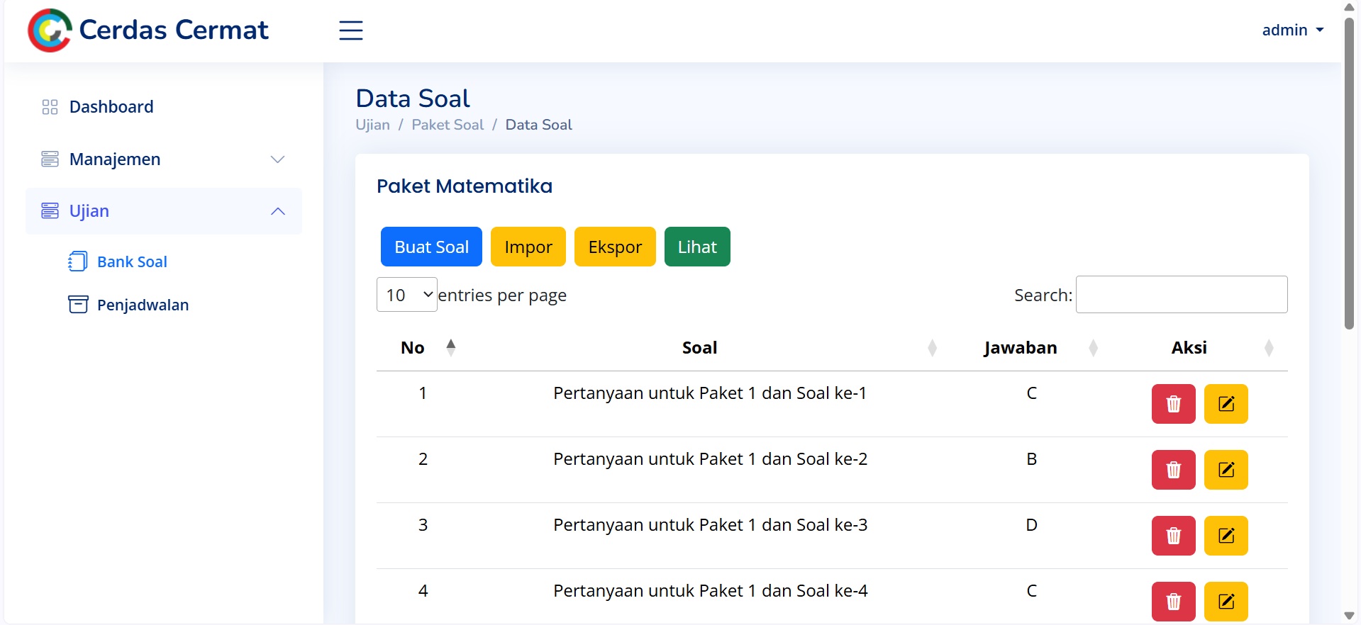 Computer-Based Test (CBT) - Olimpiade Akuntansi Vokasi 2024 screenshot 5