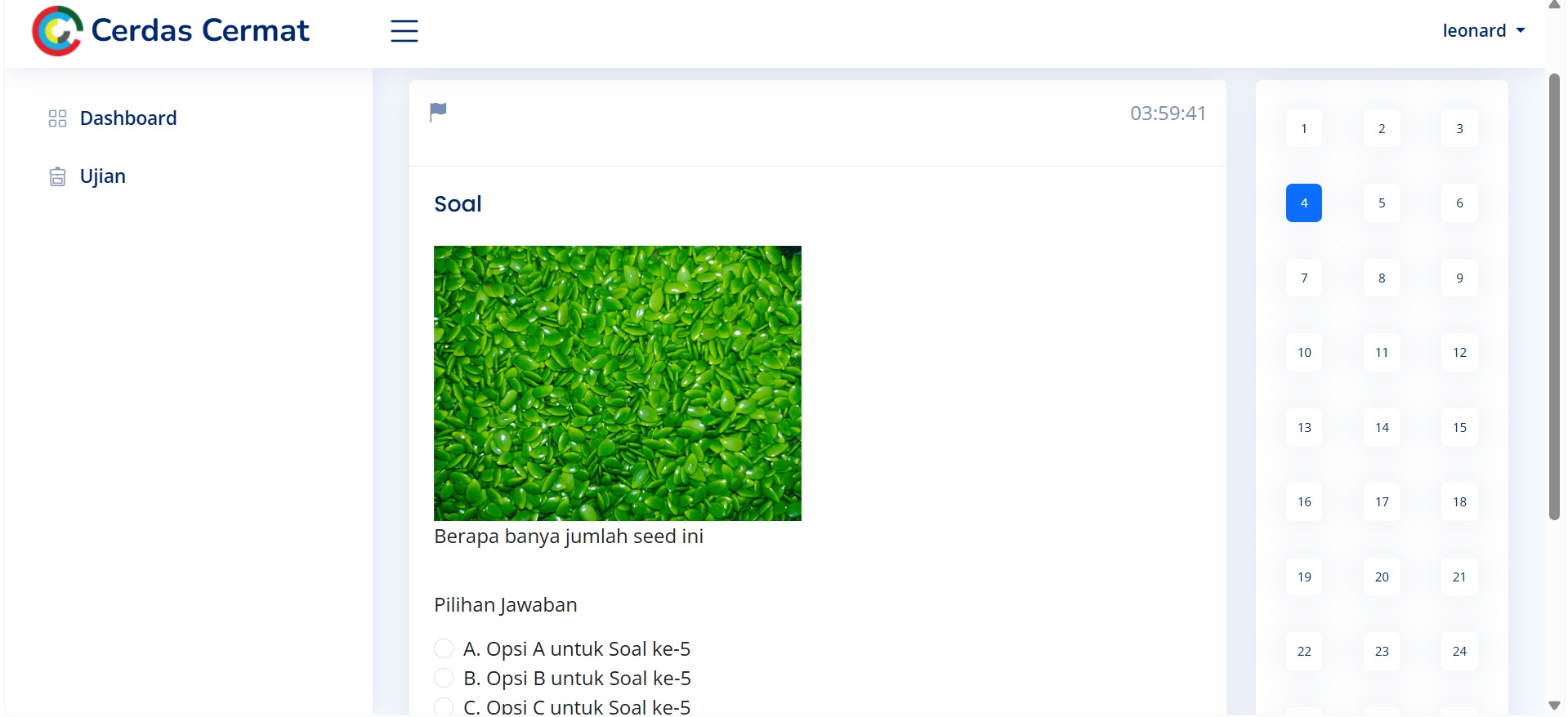 Computer-Based Test (CBT) - Olimpiade Akuntansi Vokasi 2024 screenshot 7