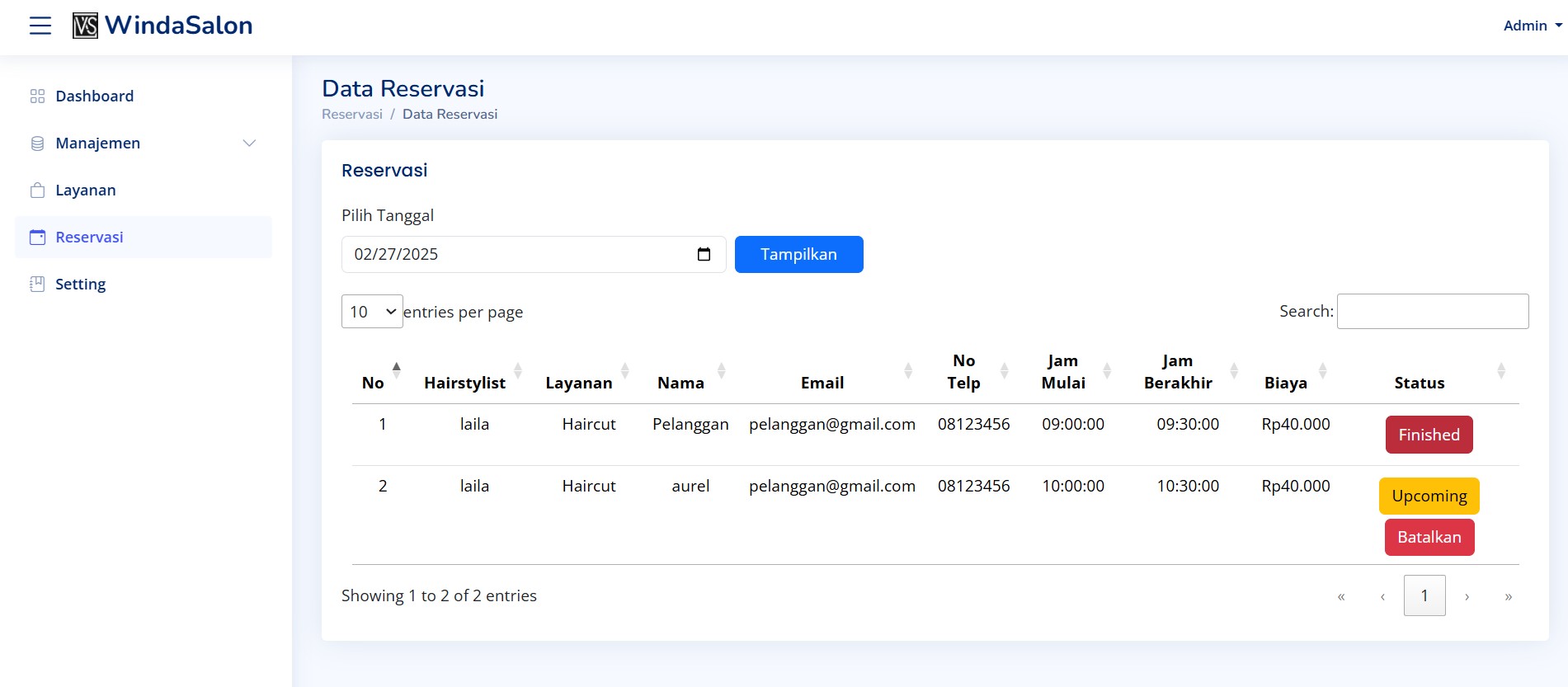 Multiplatform Customer Reservation & Salon Management Ecosystem screenshot 4